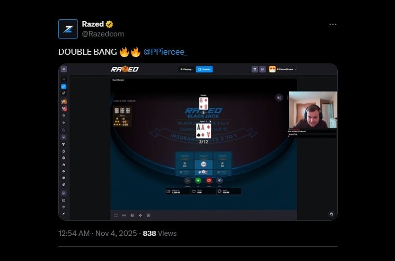 Twitter Razed Blackjack Speed Run Masterclass